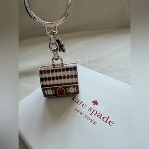 Kate Spade Gingerbread House Key Chain